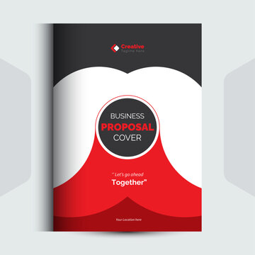Corporate Business Proposal Cover Design Template concept