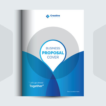 Corporate Business Proposal Cover Design Template concept
