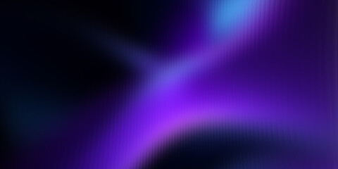 Obraz premium Abstract purple and blue glowing light effect on a dark background with digital art abstract background 