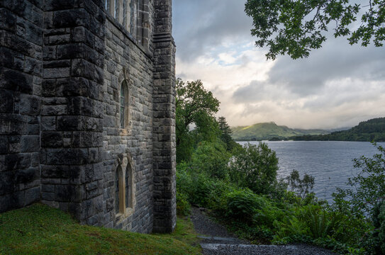 St. Conan's Kirk detail. Loch Awe Scotland