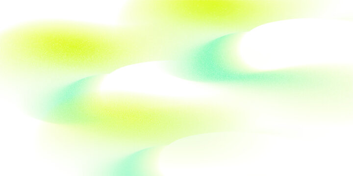 Creative abstract background with blurry liquid fluid gradient shapes. Bright neon yellow, green, and orange blend with watercolor paint effect for wallpaper.