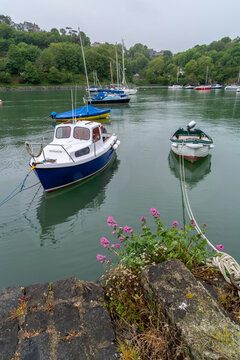 Lower Fishguard harbour at high tide 