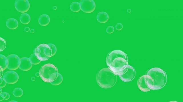 Floating Bubbles Overlay Background Animation