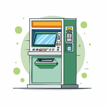 Illustration of an ATM Machine