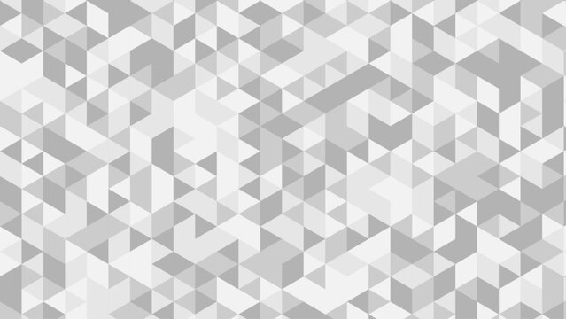 Abstract Gray Geometric Triangle Pattern Background with Minimal Modern Monochrome Design