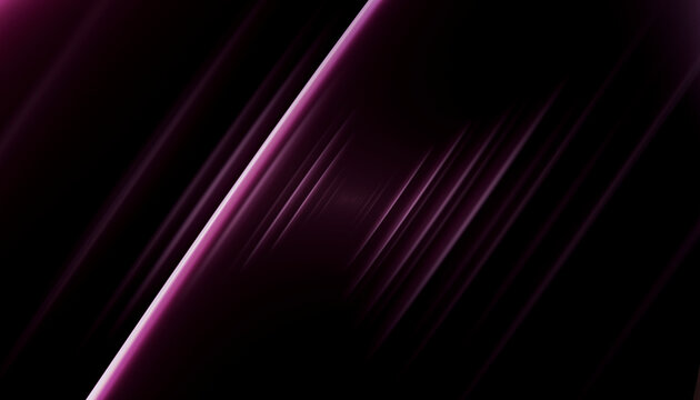 Colorful reflective geometric streaks on dark abstract background