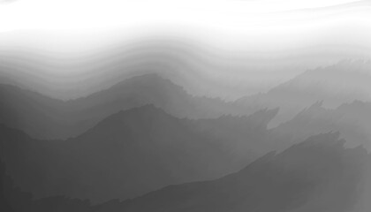 Naklejka premium Minimal monochrome abstract background with soft misty gradients and layered atmospheric texture.