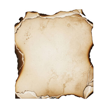 Old parchment paper with aged edges and texture
