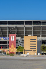 Naklejka premium Toronto, Canada -May 18, 2026: Exterior of BMO Field (temporarily renamed 