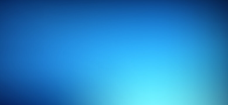 Cool turquoise blue gradient background with dark edges for abstract presentation backdrop