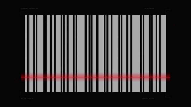modern barcode scanner line motion background