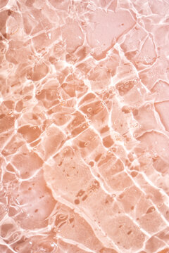 Close up of aloe vera gel texture with bubbles