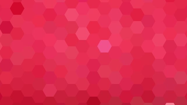 interlocking colored geometric shapes changing abstract motion background, mosaic pattern, commonly used for digital signage, VJ loops, and web design textures