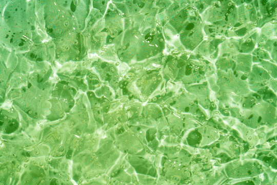 Close up of aloe vera gel texture surface pattern
