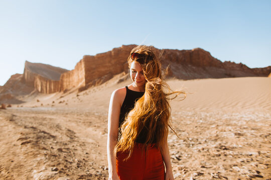 Windswept desert scene at Valley of the Moon