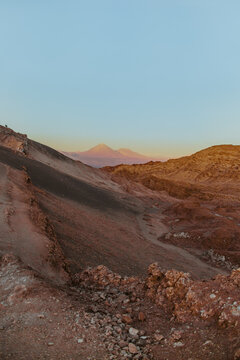 Majestic landscape of the Valley of the Moon, Chile