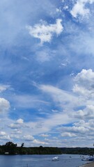 Obraz premium clouds over the sea