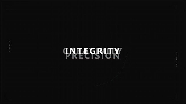 minimalist brand identity typography motion graphic loop