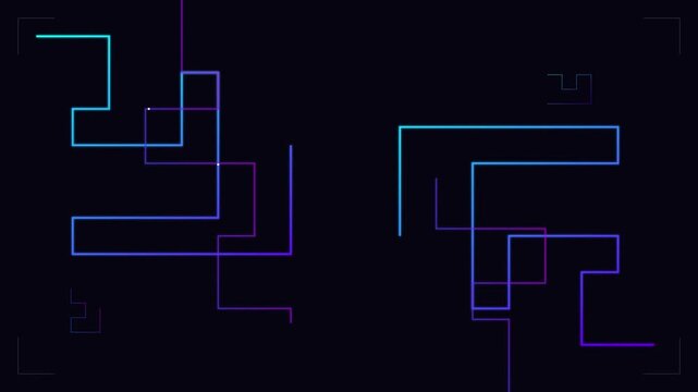 maze path pattern modern vibrant looping background