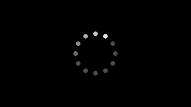 loading circle buffer progress bar interface waiting animation
