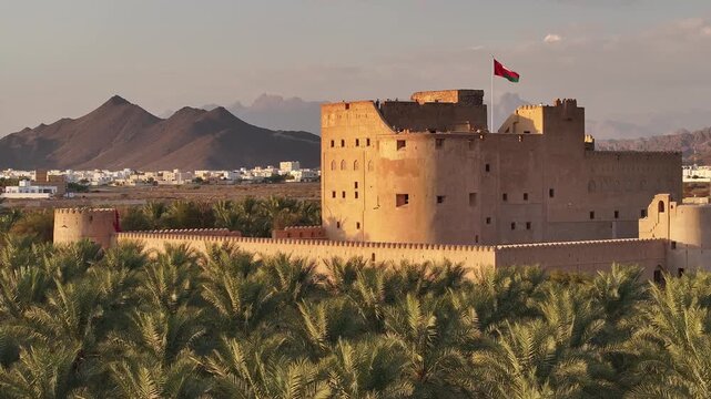 Jabreen Castle, Bahla, Ad Dakhiliyah,  Oman, Arabian Peninsula, Middle East