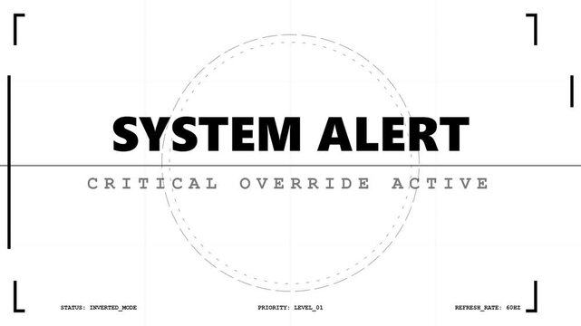 inverted color flash text animation for high contrast