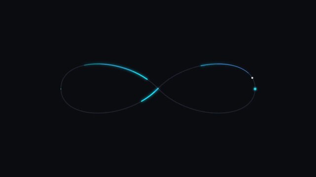 Infinity Loop Continuous Flow Process Infinite Symbol Animation