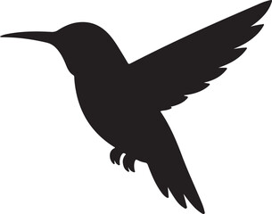 vector illustration of a hummingbird © MdShomrat