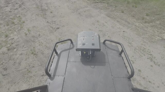Unmanned ground robots operated by the Ukrainian military