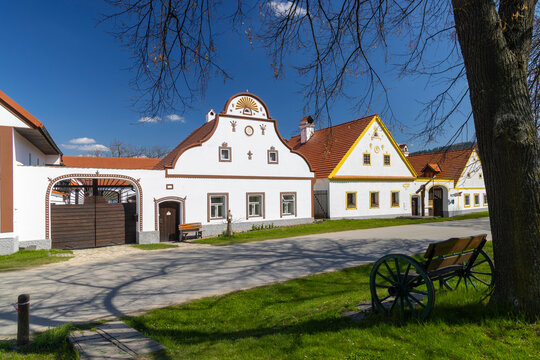 Holasovice village UNESCO site, Southern Bohemia, Czech Republic