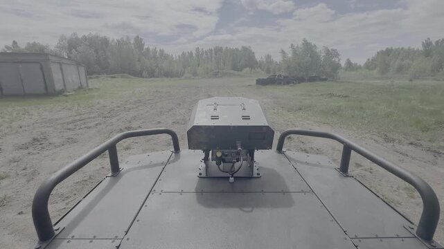 Unmanned ground robots operated by the Ukrainian military