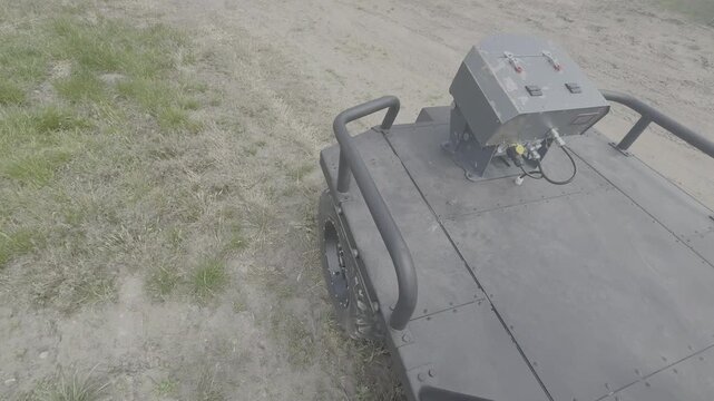 Unmanned ground robots operated by the Ukrainian military