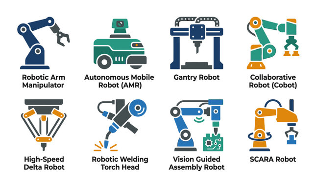 Industrial robotic arm technology equipment.
