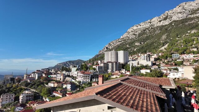A view from the historic town of Kruje, Albania