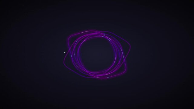 geometric 3d torus knot abstract motion background