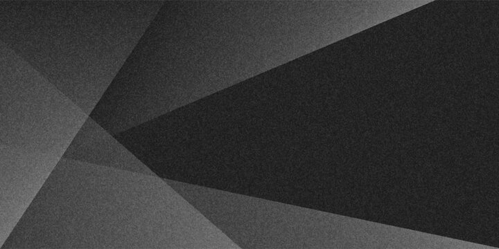 Black white dark gray abstract background. Geometric pattern shape. Line triangle polygon angle. Gradient. Shadow. Matte. 3d effect.