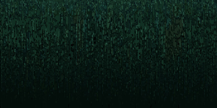 matrix code rain a seamless vertical cascade of green digital data