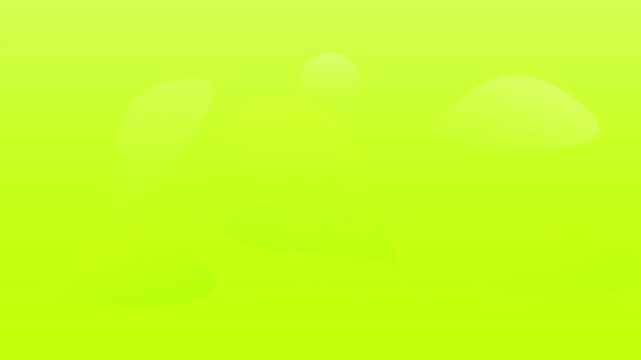 floating organic blob pattern bright modern graphic