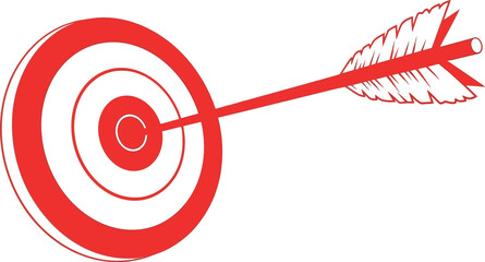 red dart hitting target © Tarif