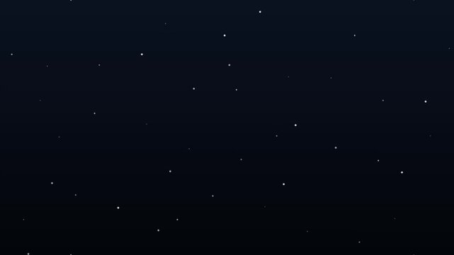 minimalist falling snow 4k loop animation
