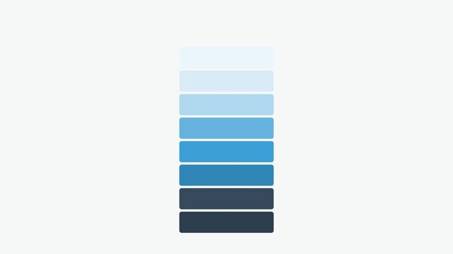 minimalist 3d stack blocks motion graphic