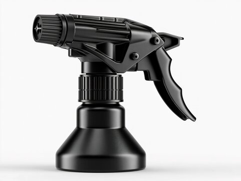 Black Trigger Sprayer with Adjustable Nozzle
