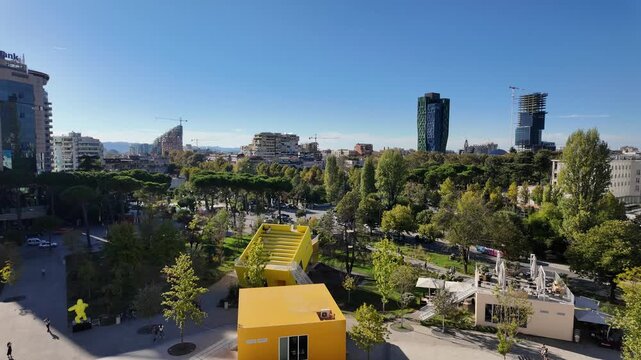 A view of Tirana, the capital of Albania