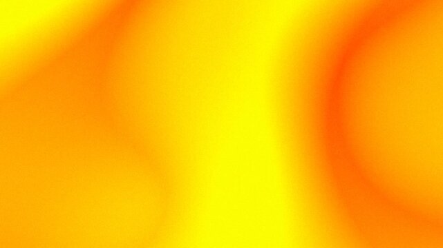 Vibrant gradient of warm yellow to fiery orange hues. Smooth, flowing waves suggest heat or energy movement. Ideal for backgrounds in digital design or motion graphics. Evokes warmth, passion