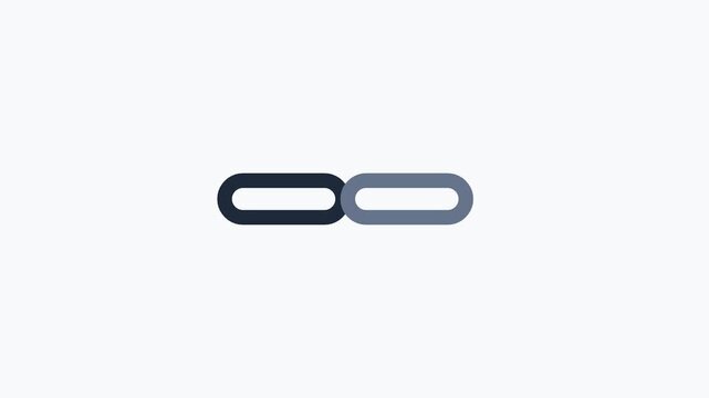 broken link minimal 4k animation loop