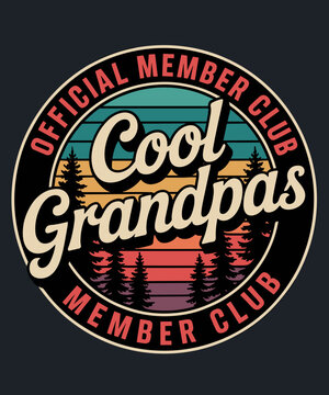 Grandpa Vintage Cool Grandpas Club