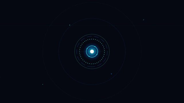 Smart System Core Pulsing Motion Background Graphics