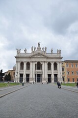 Obraz premium Facade of the Basilica of Saint John Lateran in Rome