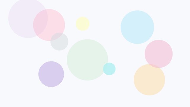 Minimalist Floating Circle Shapes Clean Modern Animation