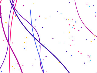 Fototapeta premium Colorful Party Streamers Celebration Background